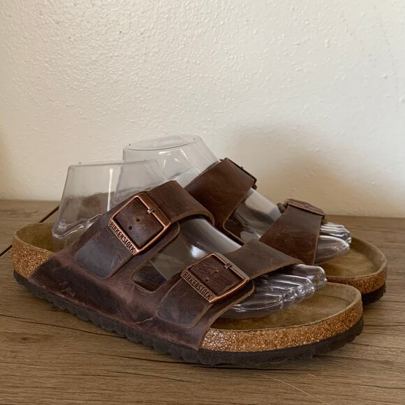 Birkenstock Arizona Oiled Leather Habana Two Strap 42 EU | 11-11.5 W | 9-9.5 M - Picture 5 of 13